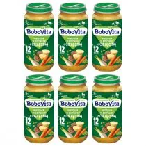 BoboVita Obiadek Warzywa w potrawce z cielęciną 1-3 lata zestaw 6 x 250 g - Dania dla dzieci - miniaturka - grafika 1