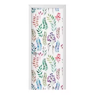 Naklejki na ścianę - Naklejka na drzwi HOMEPRINT Kolorowe rośliny 75x205 cm - miniaturka - grafika 1