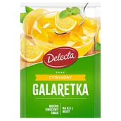 Galaretki - Delecta Galaretka smak cytrynowy 70 g - miniaturka - grafika 1