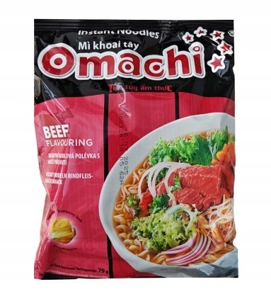 Zupka błyskawiczna o smaku wołowiny Omachi 79g