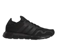 Buty dla dziewczynek - Buty dziecięce adidas FY2153 SWIFT RUN X Czarne - miniaturka - grafika 1
