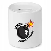 Skarbonki - Skarbonka Dla Maszynisty na Urodziny na Prezent z Nadrukiem ze Zdjęciem + Opakowanie na prezent (wzór 02) - miniaturka - grafika 1