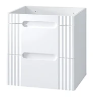 Szafki łazienkowe - Biała szafka pod umywalkę nablatową 60 cm A3-D44 - miniaturka - grafika 1
