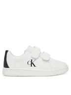Buty dla chłopców - Calvin Klein Jeans Sneakersy Low Cut Lace Velcro Sneaker V1X9-82080-1355 S Biały - miniaturka - grafika 1