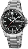 Zegarki męskie - Zegarek Festina F20698-4 Titanium Day Date - miniaturka - grafika 1