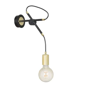 Kinkiet GEOMET K1 BLACK 1xE27 - czarny - Lampy ścienne - miniaturka - grafika 1