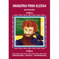 Książki o kulturze i sztuce - Anusiak Danuta Akademia pana Kleksa Jana Brzechwy 2.18 Streszczenie, analiza, interpretacja - miniaturka - grafika 1