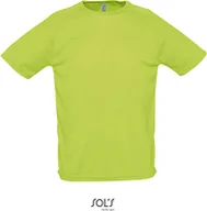 Koszulki męskie - SOLS T-shirt męski Raglan Koszula sportowa 11939 Zielony Jabłkowy XXL - miniaturka - grafika 1