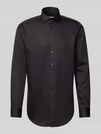 Koszule męskie - Koszula biznesowa o kroju regular fit z listwą guzikową - miniaturka - grafika 1