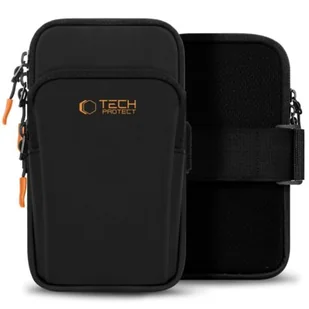 Etui TECH-PROTECT M7 Universal Sport Armband Czarno-pomarańczowy - Etui i futerały do telefonów Etui TECH-PROTECT M7 Universal Sport Armband Czarno-pomarańczowy - Etui i futerały do telefonów - miniaturka - grafika 1