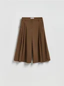 Spodnie damskie - Reserved - Spodnie culotte - brązowy - miniaturka - grafika 1