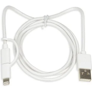 Kabel Usb 2.0 iBOX IKUML2W1 microUSB+Lightning - Kontrolery - miniaturka - grafika 1