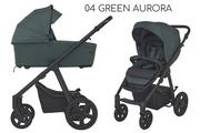 Wózki dziecięce - Espiro HUSKY 3w1 04 Green Aurora - miniaturka - grafika 1