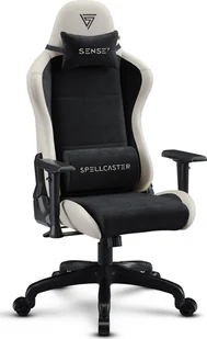 Fotel SENSE7 Spellcaster FUKU PU czarno-beżowy - Fotele gamingowe - miniaturka - grafika 1