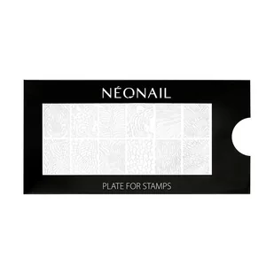 NeoNail - Plate for Stamping - Blaszka do stempli - 12 - Ozdoby do paznokci - miniaturka - grafika 1