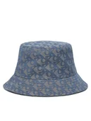 Czapki damskie - Calvin Klein Kapelusz Logo Jacquard Bucket Hat LV04K5059G Niebieski - miniaturka - grafika 1