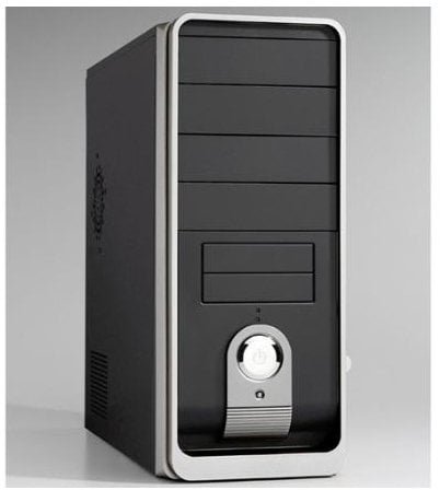 Linkworld ATX-3261-63/ USB 2.0/ HD Audio + ATX400W 8cm/silent TC RoHS EuP 3xSATA 1xPCIE PSU ATX-3261-63U