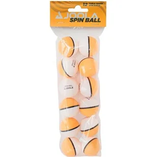 Joola TT-piłka Spin, biało-pomarańczowy, 40 MM, 42185 42185_Weiß-Orange_40 mm - Tenis stołowy - miniaturka - grafika 1