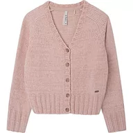 Swetry damskie - Pepe Jeans Dziewczęcy sweter XEXILIA kardigan sweter, 308CLOUDY różowy, 16 lat - miniaturka - grafika 1