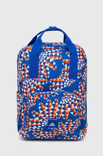 adidas Performance plecak FARM damski kolor niebieski duży wzorzysty IU3155 - Plecaki - miniaturka - grafika 1