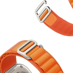 Pasek do zegarka sportowy Alogy Sport Strap do Apple Watch 4/5/6/7/8/SE (38/40/41mm) Pomarańczowy - Akcesoria do smartwatchy - miniaturka - grafika 7