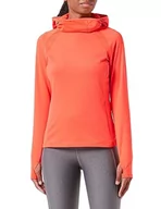 Bluzy damskie - 4F Functional Damska bluza Bldf012 Jeans, Neon Czerwony, M Kobiety, Neon Red, M - miniaturka - grafika 1