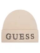 Czapki damskie - Guess Czapka AW5398 POL01 Beżowy - miniaturka - grafika 1