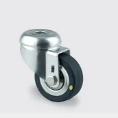 Pozostałe wyposażenie warsztatu - Koło antystatyczne, obrotowe, 50 mm, mocowanie przez otwór - miniaturka - grafika 1