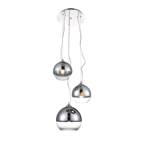 Azzardo Lampa wisząca Silver Ball 3 AZ4750