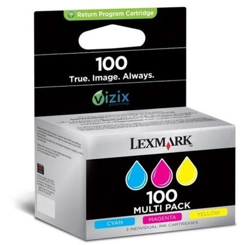 Lexmark 100 zestaw-tuszy 14N0849 Multipack C+M+Y 14N0849E