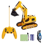 Samochody i pojazdy dla dzieci - Askato Koparka RC ze światłem 115313 ASKATO - miniaturka - grafika 1