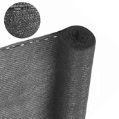 Akcesoria do ogrodzeń - Siatka cieniująca szara 90% 105g/m - 1,5 x 25 m - miniaturka - grafika 1