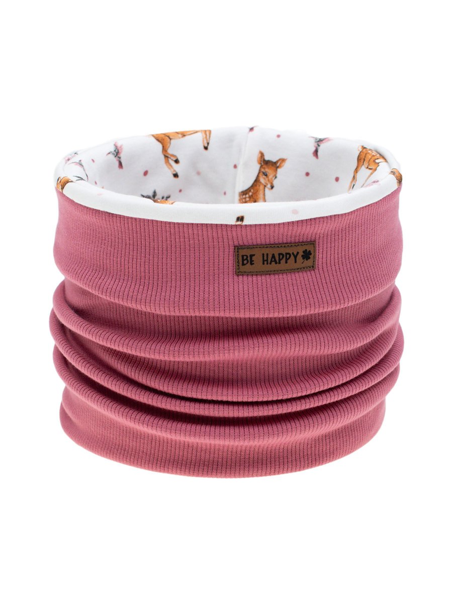 Dziewczęcy komin dresowy różowy Nicol