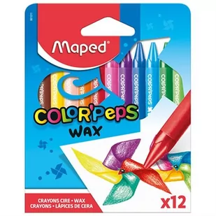 Cx Dystrybucja Kredki świecowe Color'Peps, 12 kolorów - Kredki, ołówki, pastele i pisaki - miniaturka - grafika 2