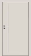 Drzwi wewnętrzne - Dre Drzwi Wewnętrzne Pełne Binito 50 Lakier Latte - miniaturka - grafika 1