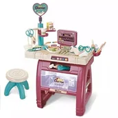 Zabawy w naśladowanie dorosłych - Gabinet lekarski - zestaw do zabawy - 23 elementy - miniaturka - grafika 1