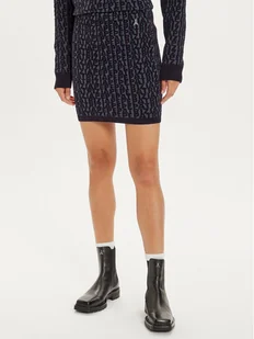 Patrizia Pepe Spódnica mini 2G0986 K210 Granatowy Regular Fit - Spódnice - miniaturka - grafika 1