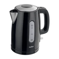 Czajniki elektryczne - Czajnik elektryczny ze stalowym wnętrzem Hoffen, 1,7 l, 2200 W, czarny - miniaturka - grafika 1