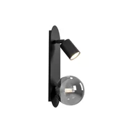 Lampy ścienne - Modernistyczna lampa ścienna z grafitowym kloszem K-5482 z serii ARIES - miniaturka - grafika 1