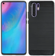 Etui i futerały do telefonów - cofi1453® Etui silikonowe Carbon kompatybilne z HUAWEI P30 PRO Etui TPU Miękkie etui na telefon komórkowy Pokrowiec ochronny Czarny - miniaturka - grafika 1