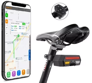 LAMPKA ROWEROWA UKRYTY LOKALIZATOR GPS TRACKER - Lokalizatory GPS - miniaturka - grafika 1