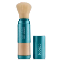 Pudry do twarzy - Colorescience Sunforgettable Brush-On Sunscreen SPF30 in MEDIUM Bestsellerowy, mineralny puder - miniaturka - grafika 1
