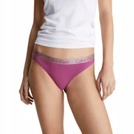 Majtki damskie - CALVIN KLEIN STRINGI DAMSKIE MAJTKI FIOLETOWE r.XS - miniaturka - grafika 1