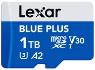 Karty pamięci - lexar Karta pamięci microSD 1TB C10 A2 U3 V30 170MB/s Blue Plus LMSBLPL001T-BNANG - miniaturka - grafika 1