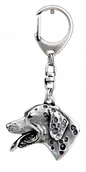 Breloki - Dalmatyńczyk Brelok Breloczek posrebrzany - miniaturka - grafika 1