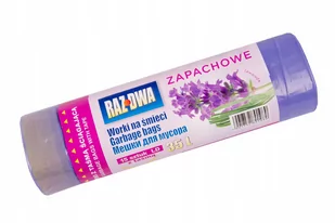 RAZ-DWA - Worki z taśmą fioletowe lawenda 35L a'15 - Worki na śmieci - miniaturka - grafika 1