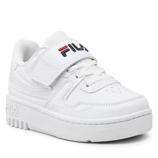 Buty dla chłopców - Sneakersy Fila - Fxventuno Velcro Kids FFK0012.10004 White - grafika 1