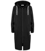 Bluzy damskie - Cienka długa bluza z dłuższym tyłem i kapturem PAOLA - miniaturka - grafika 1