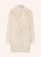 Płaszcze damskie - Lilienfels Płaszcz Ze Sztucznego Futra beige - miniaturka - grafika 1