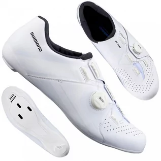 Buty rowerowe - Shimano, Buty sportowe, SHIMANO RC3 SH, RC300 SZOSOWE białe, rozmiar 45 - grafika 1